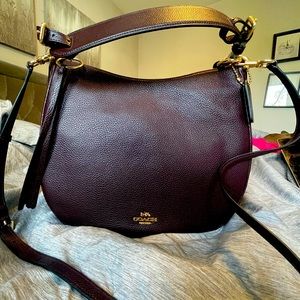 NWT Brown/Maroon Coach Bag